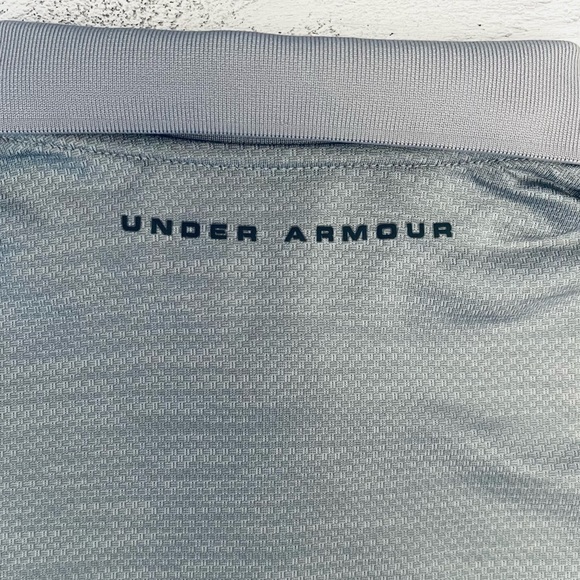 Under Armour Boys Heatgear Grey Polo Shirt Size M - Picture 5 of 6